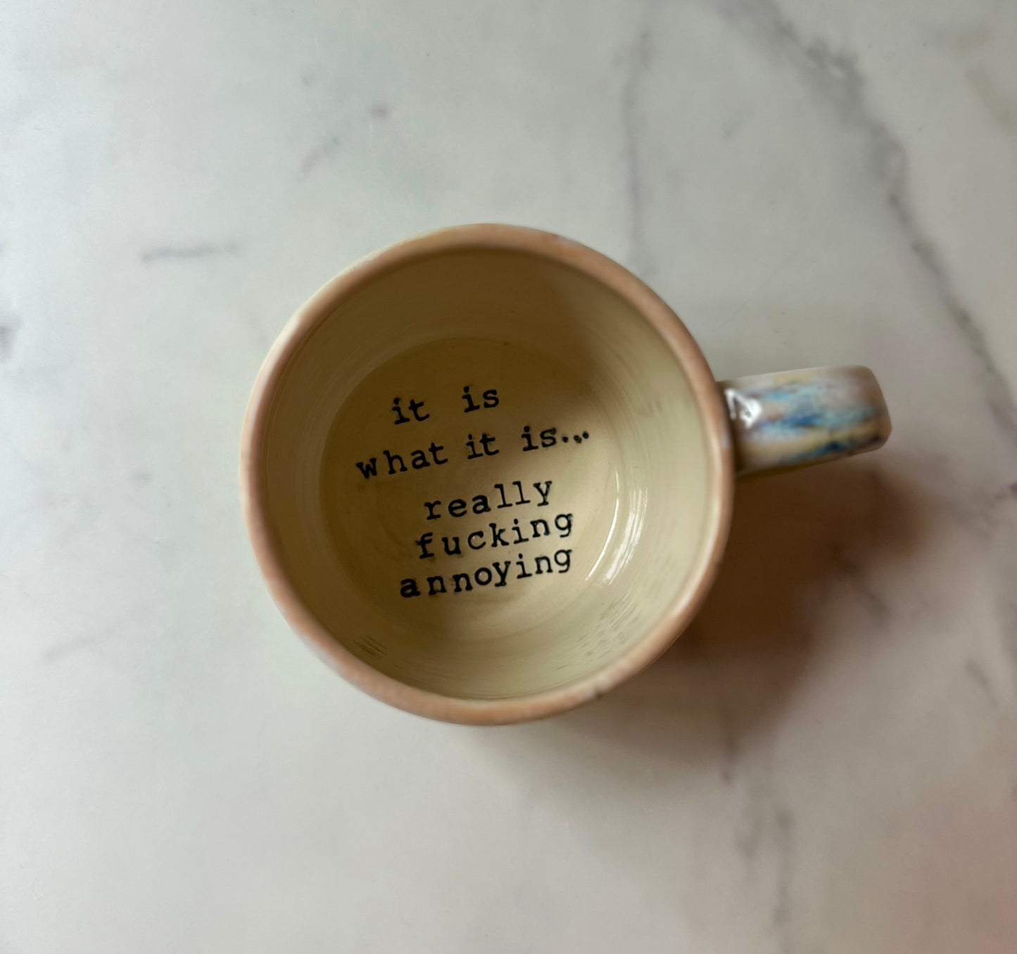 Cheeky 32 Mug (really fucking annoying)