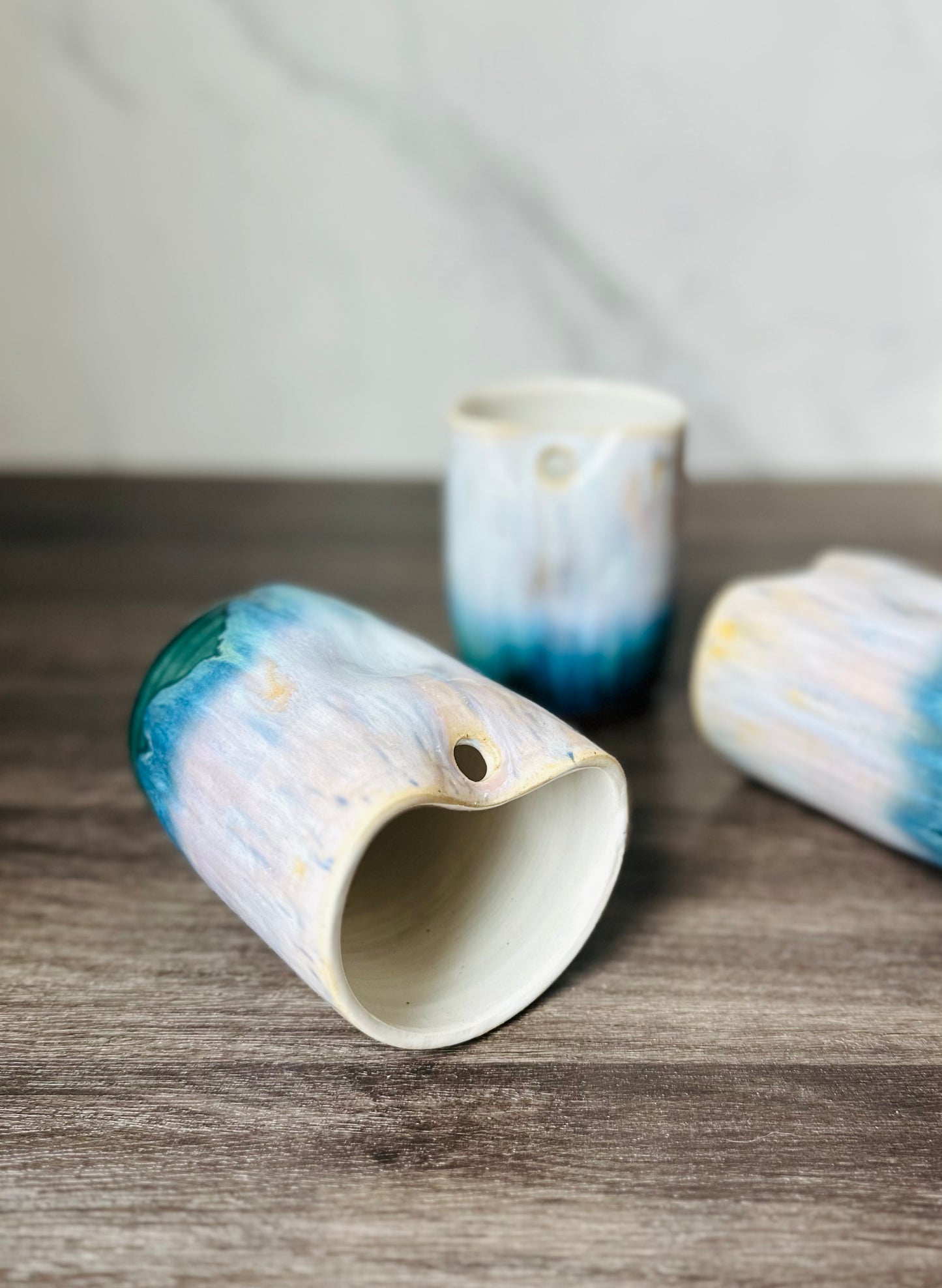 Tumbler with straw and indent - Kauai