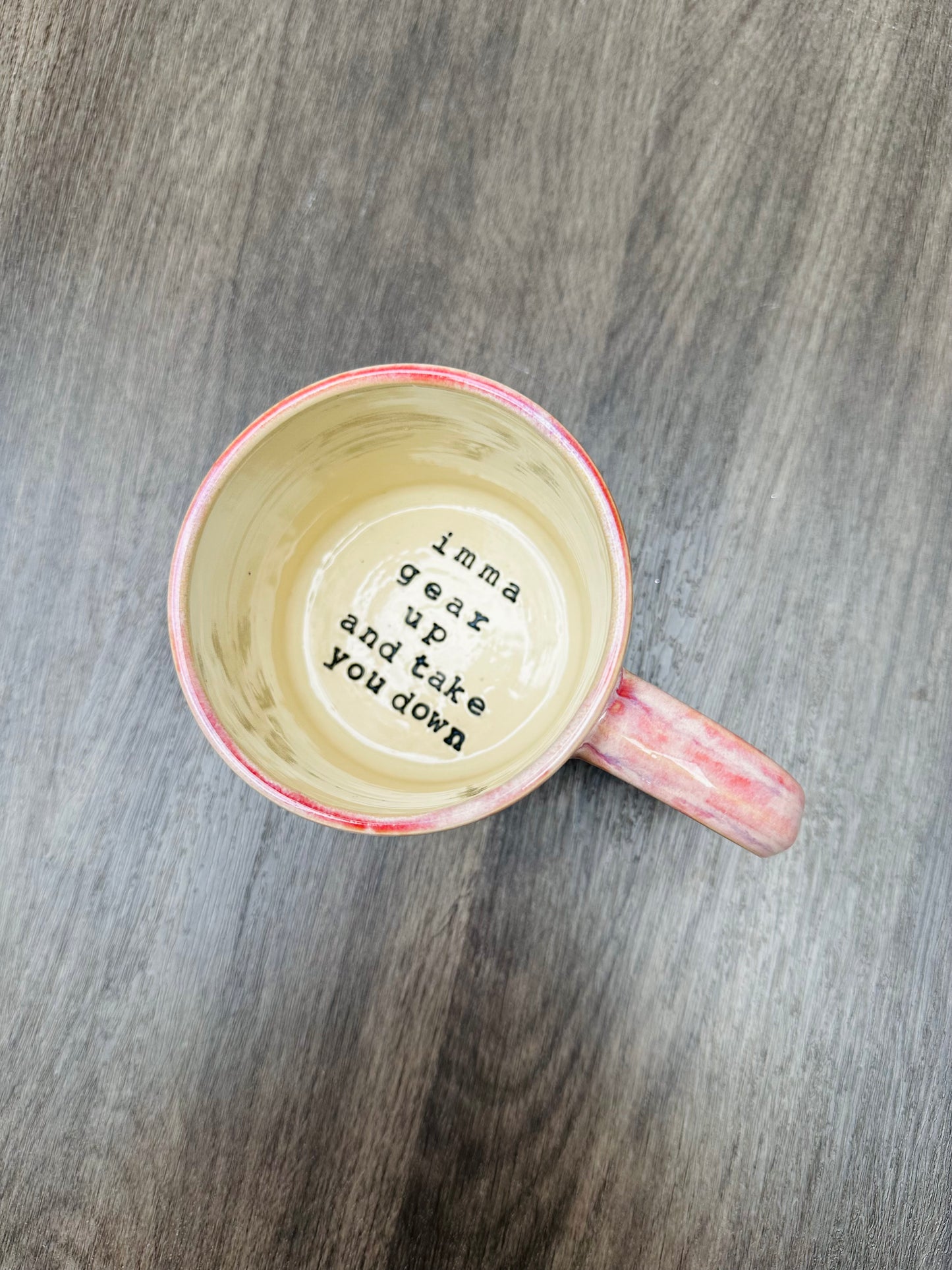 Cheeky 41 Mug (imma gear up and take you down)