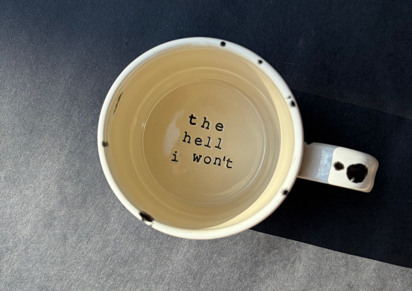 Cheeky 52 Mug (the hell i won’t)