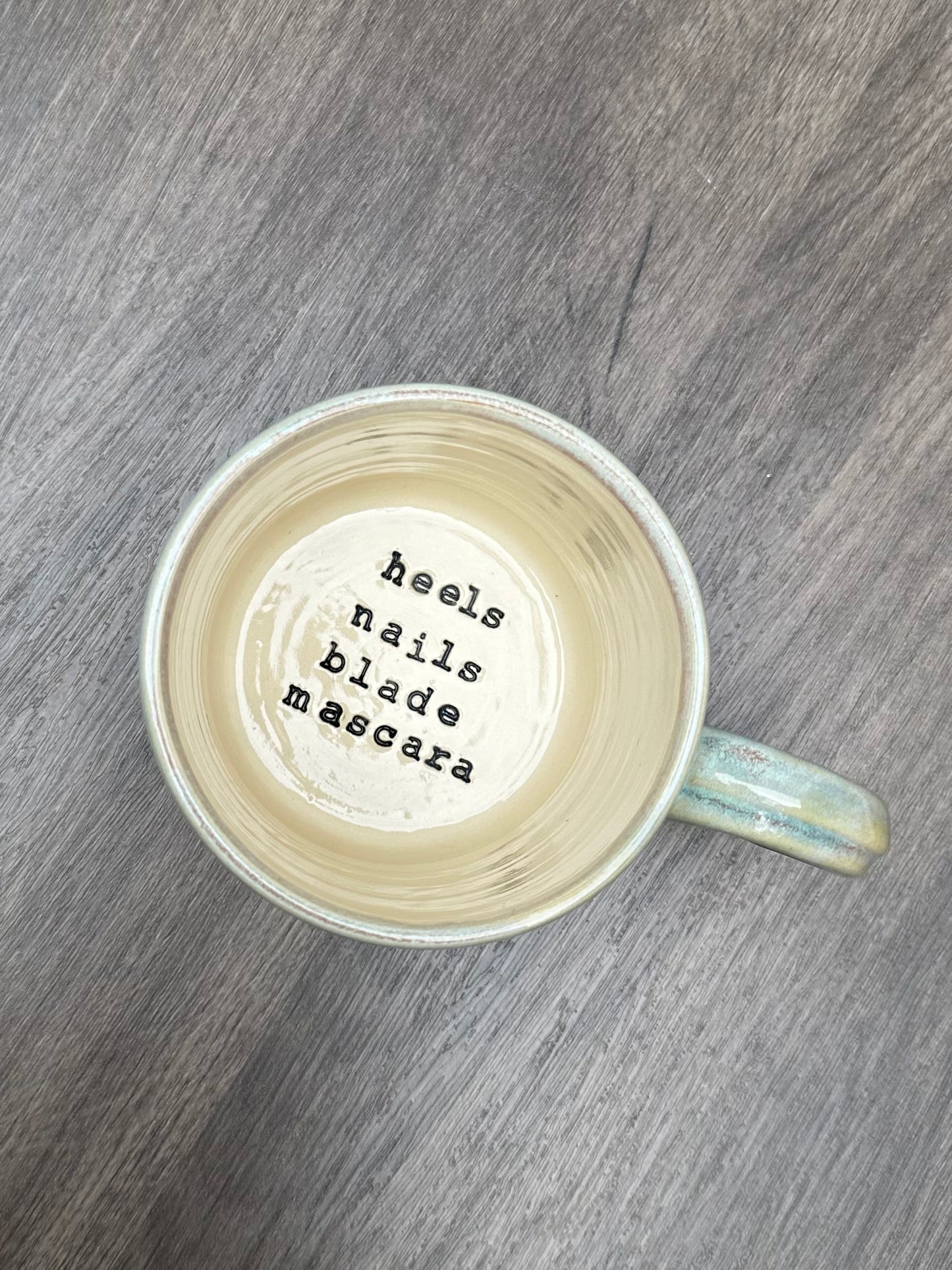 Cheeky 43 Mug (heels nails blade mascara)