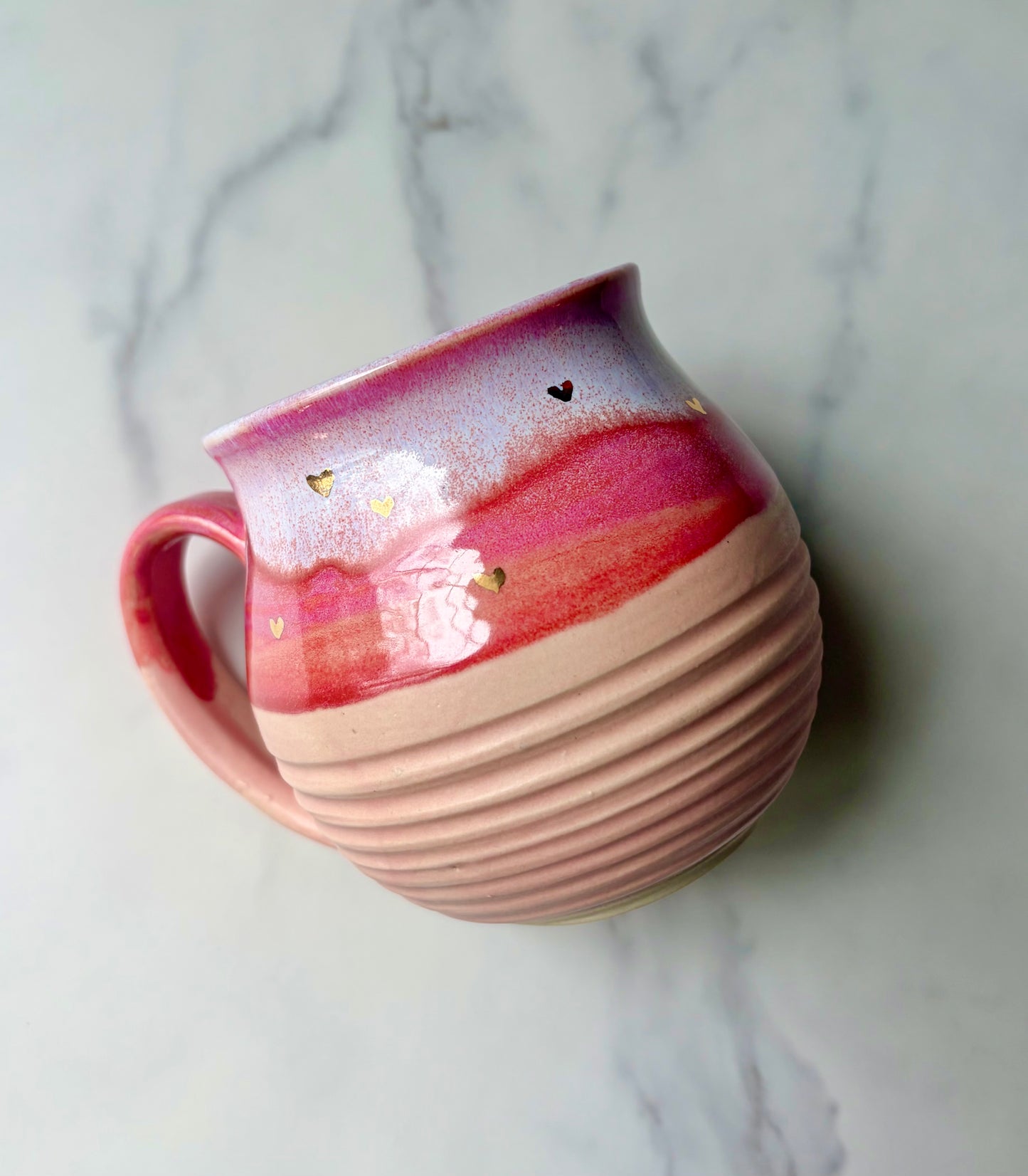Gold Hearts 1 Mug