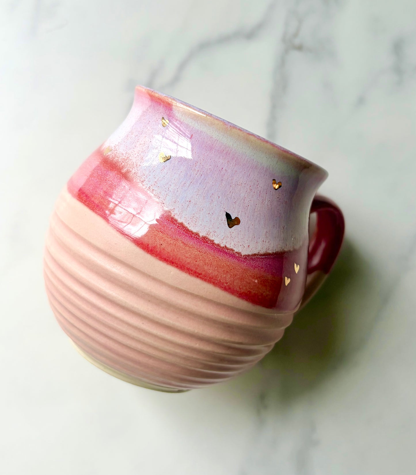 Gold Hearts 1 Mug