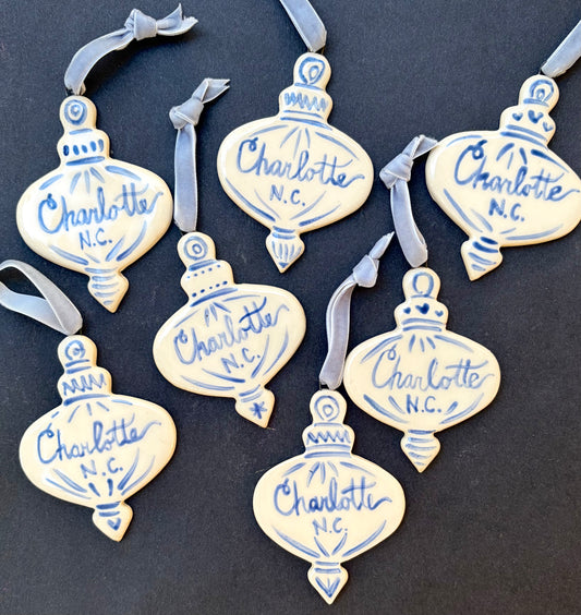 Vintage Bauble Ornament - Charlotte