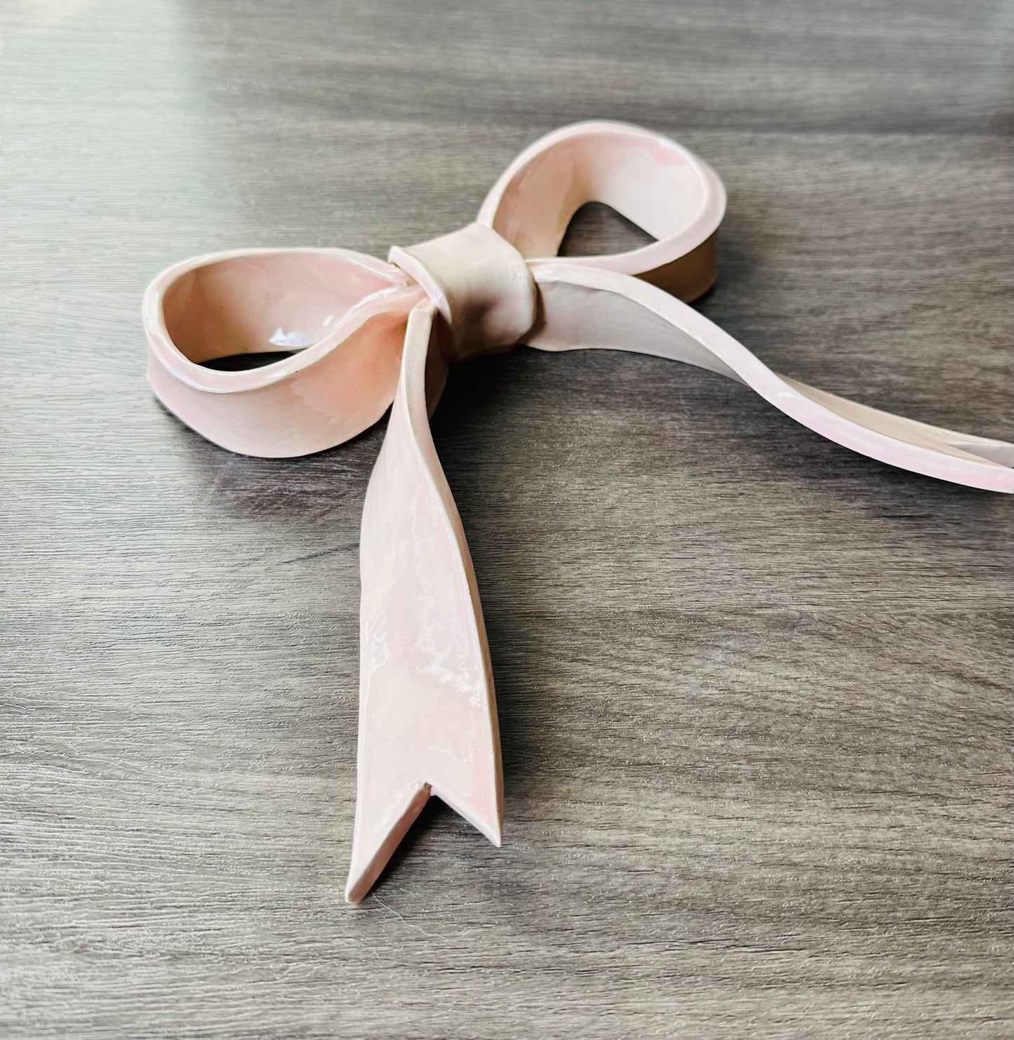 Medium Pink Ribbon Bow