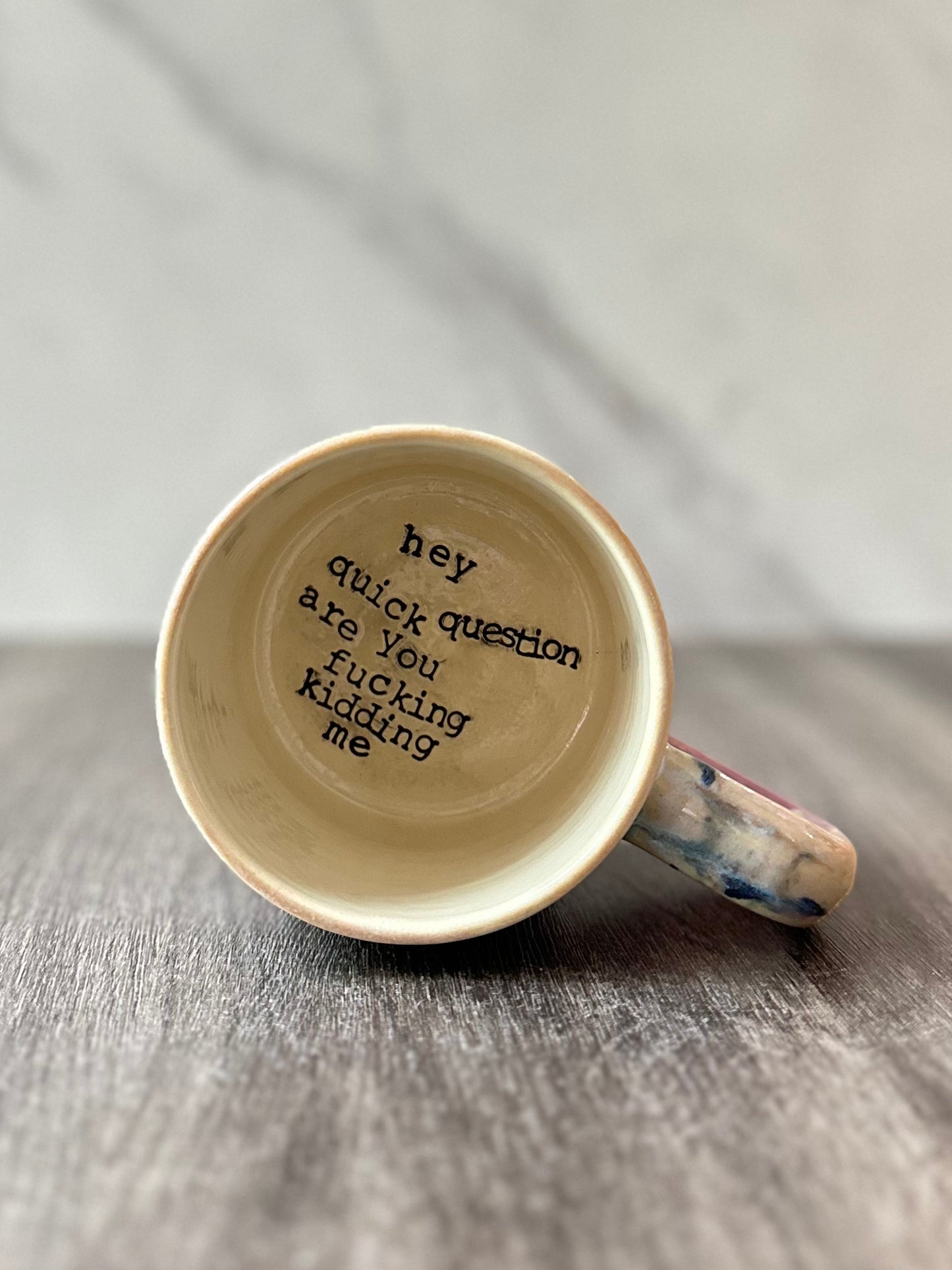 Cheeky 28 Mug (quick question)